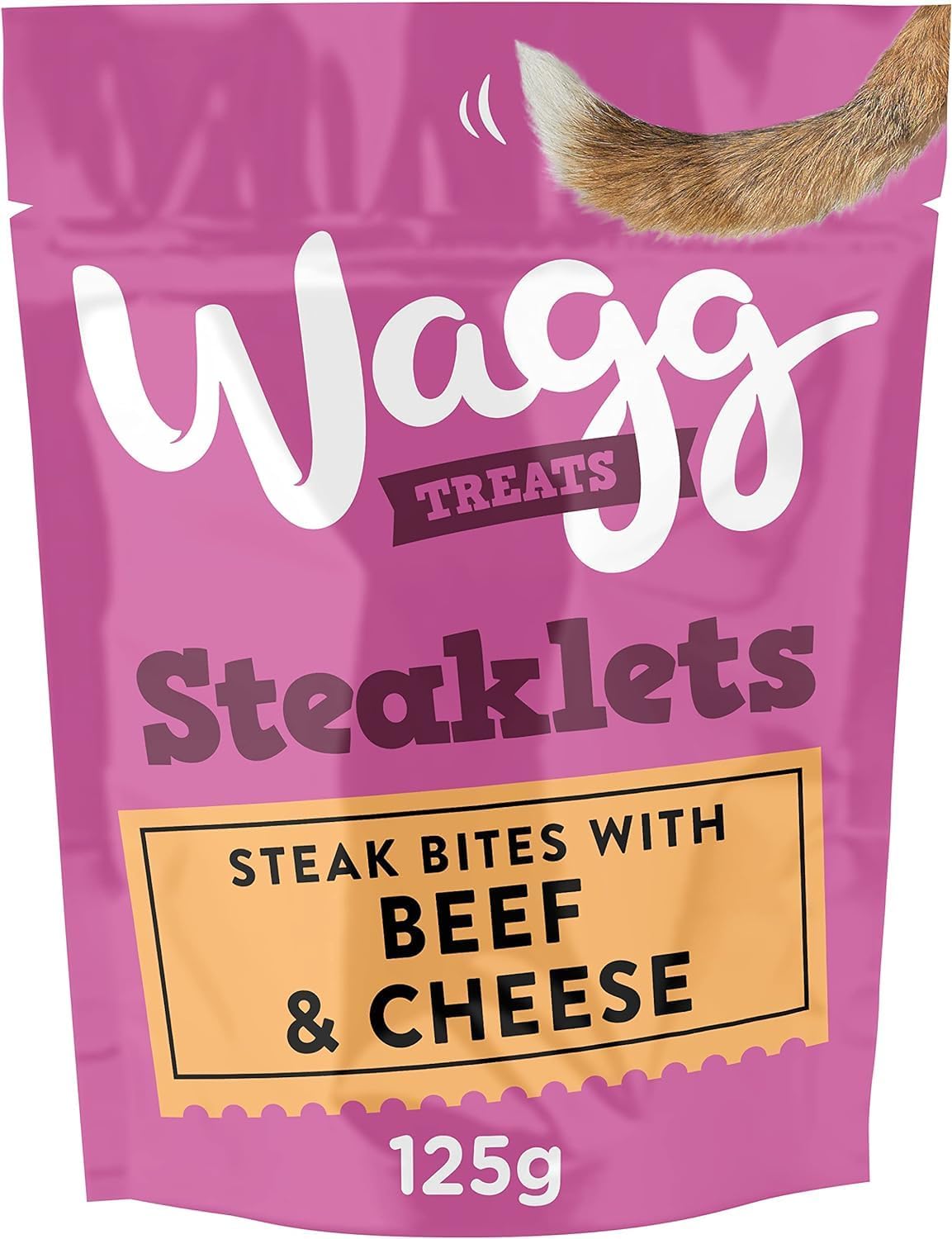 baycheers Wagg Steaklet Dog Treats 125 g Pack of 7